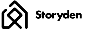 The Storyden logomark and wordmark